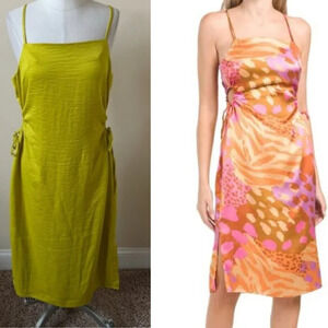 Christian Lacroix | Dresses | Christian Lacroix Linen Midi Floral Print  Dress | Poshmark